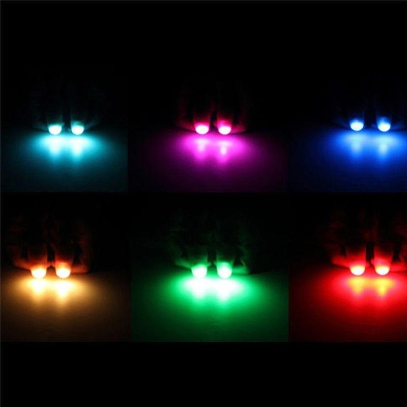 4pcs Kids Amazing Fantastic Glow Toys Children Luminous Gifts Decor Novelty Funny LED Light Flashing Fingers Magic Trick Props