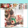 Cm2306005 Fun And Colorful Diy Advent Calendar With Snowman And Santa Stickers For Children