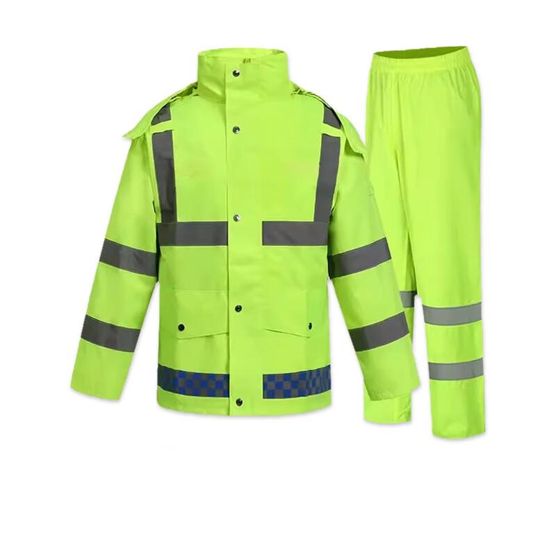 Yunzidun Traffic Safety Reflective Rain Suit Not Specified