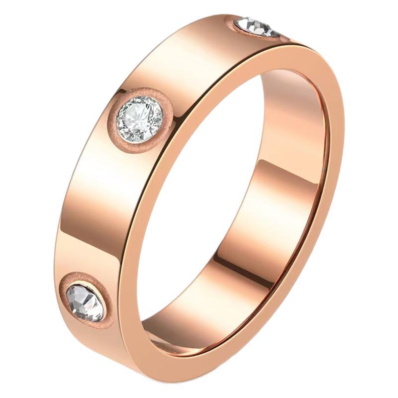 Female Ring Female Couple Ring Rose Wedding Ring