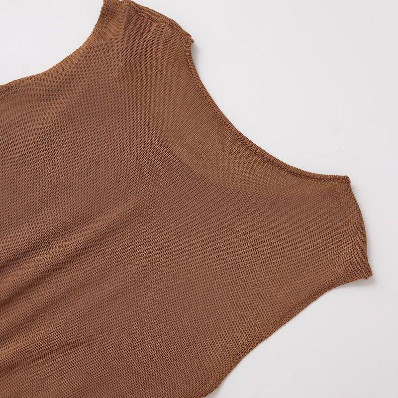 Kaslead New Women Clothes Western Style Fashion Accessories Decorative Simple Knitted Top 5536058