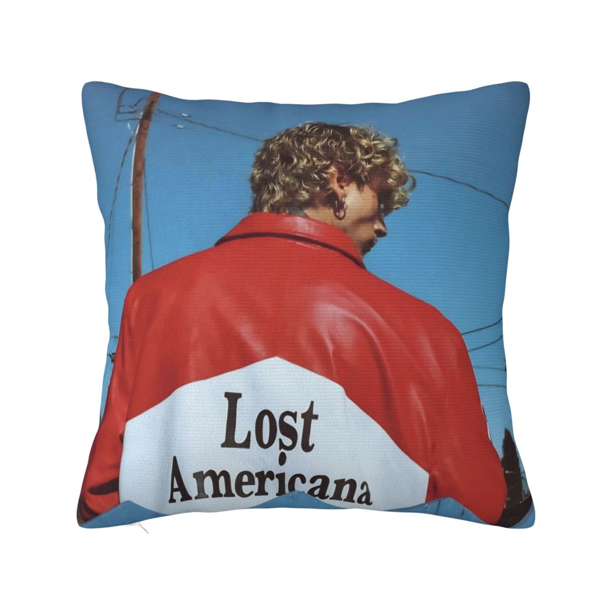 Exquisite Ornaments Unisex Mgk Lost Americana Tour - Pillowcases Merch Printing Cushion Cover Gift Throw Pillow Case Cover Car Multi-Size