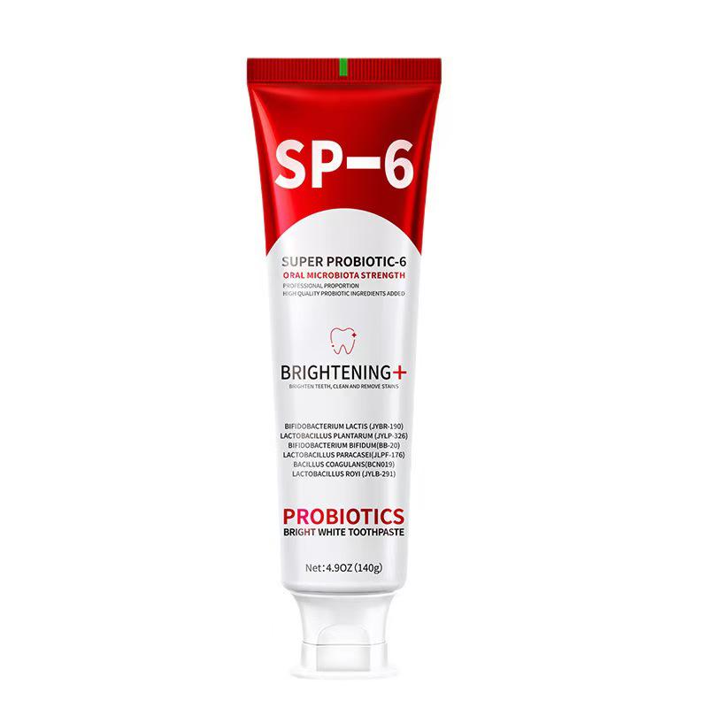 Probiotic Whitening Toothpaste with Baking Soda - Removes Smoke Stains, English Version SP-6