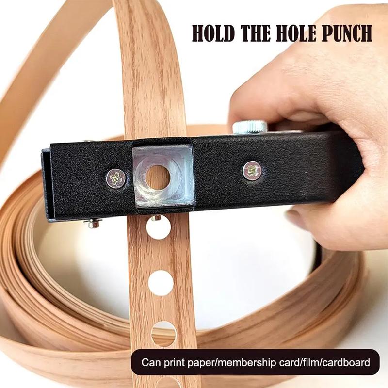 Manual Edge Band Puncher Plier 8/10mm Hole Card Punching Tool for Plastic Sheet Paper PVC ABS Opener Nail Hole Masking Plier