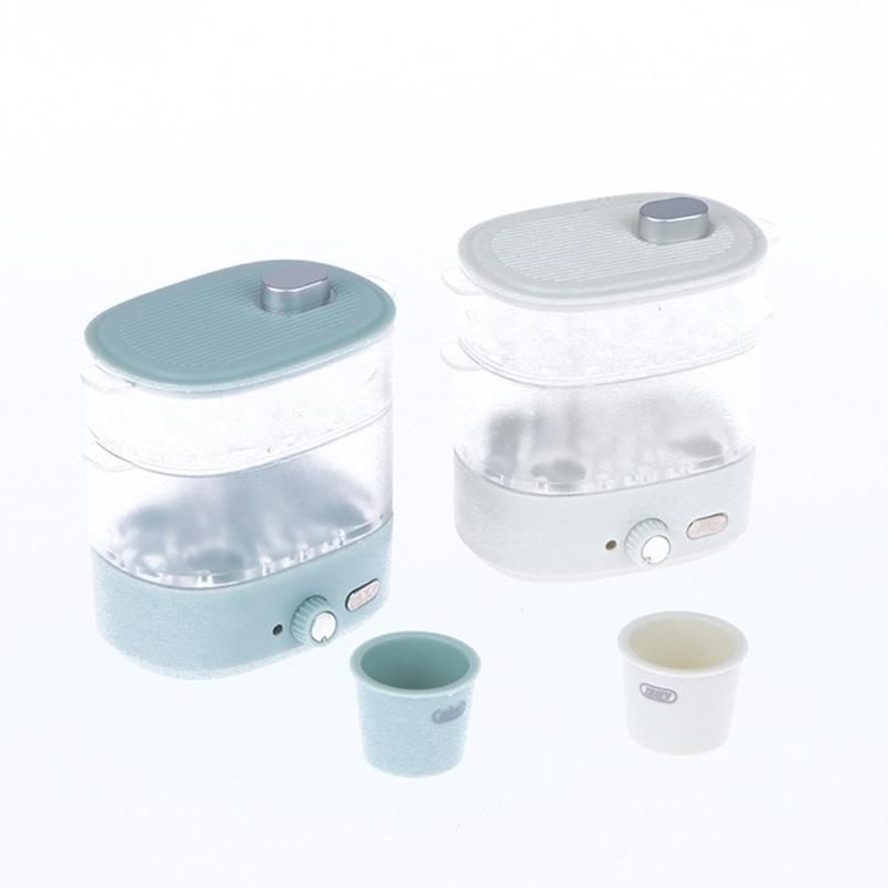 Detailed Dollhouses Kitchen Decors Collection 1/12 Scale Featuring Miniature Microwave Oven Bread Cabinet