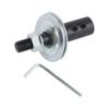 1 Set Spindeladapter Links/ Rechts Ersatz für Schleif- Polierwellenmotor Tischschleifer Elektrowerkzeugteile