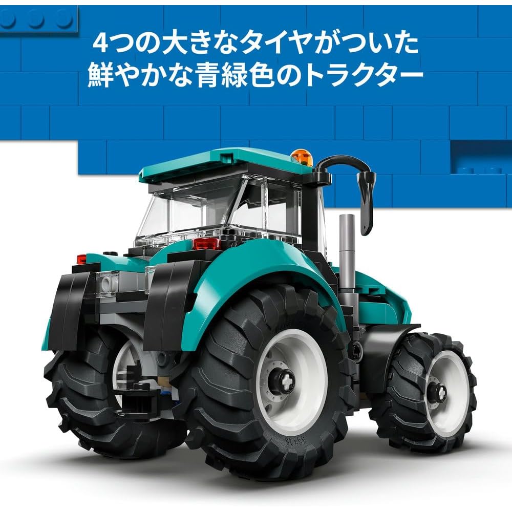 LEGO City Trattore Giocattolo da Costruire per Bambini 6-9 Anni Playset Veicolo con Blocchi