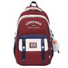 Middle School Student Schoolbag Women's Campus Large Capacity Backpack Men Color Block Backpack