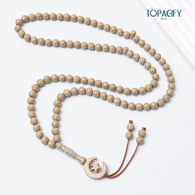 Tasbih Artigianale a 99 Perle: Rosari Musulmani, Gioielli Musulmani del Medio Oriente