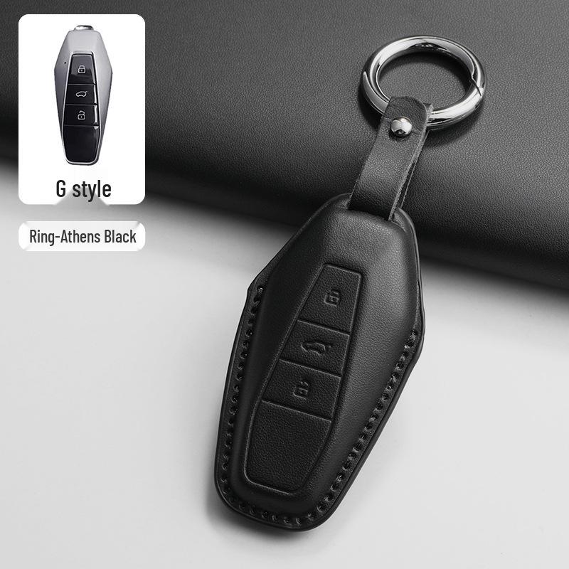 Chery iCAR Key Case for 03/3T/v23 Models, Rice White Shell Buckle Bag, Fashionable Cross-Border Design