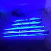 Crown Streamer LED Welcome Pedal Sill Strips: Colorful Phantom Mod
