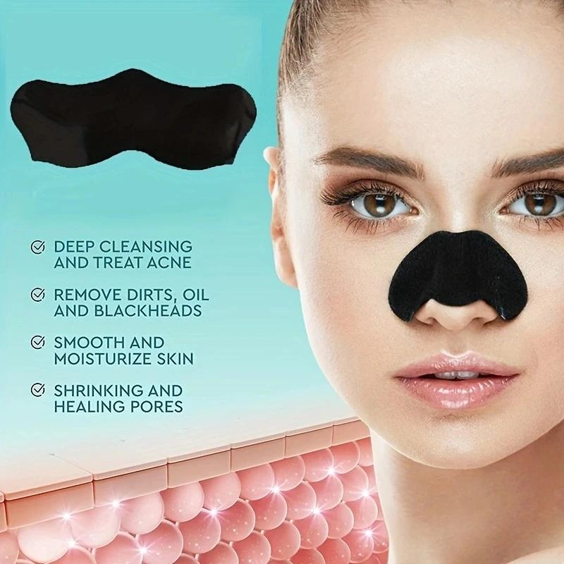 10Pcs Black Nose Stick Remove Blackheads Clean Pores Adsorb Oil And Dirt Nose Film Nose Stick