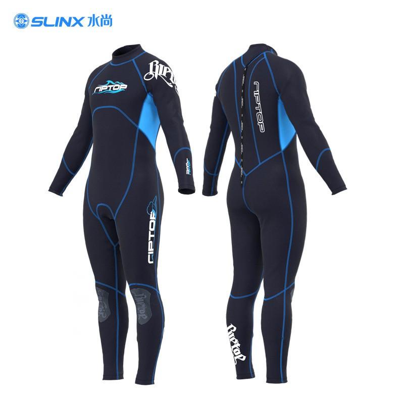 3mm Full Body Neoprene Wetsuit Diving Swimming Flood Rescue Men Women UV Protection Warm Elastic Waterproof