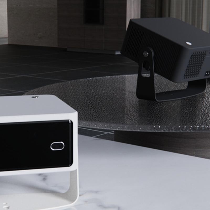 Uchwyt Projektora Obrotowy 360 Stopni Wytrzymały Metalowy Wspornik Do Montażu Ściennego Sufitowego Biurkowego Udźwig Do 5kg