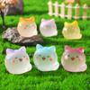 3 Teile/beutel Leuchtende Mini Katze Micro Landschaft Desktop Ornamente Leuchten In Der Nacht Tier Figuren Home Auto Dekorationen Diy Zubehör
