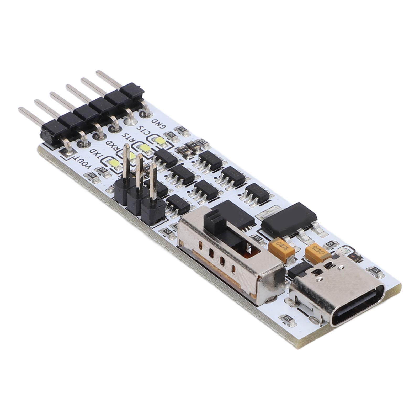 

Type C USB to TTL Module RTS CTS DTR DSR DCT Microcontroller Download Converter Adapter with Wire