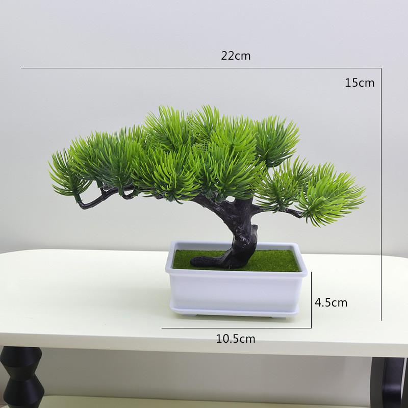 Pinus Zucc Bungeana Artificial Bonsai Potted Plant For Home Decor Projects