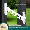 1Pc Adjustable Window Stopper Lock Limiter Latch Wind Brace Stay Position Stopper Casement Window Sash Blocking Lock