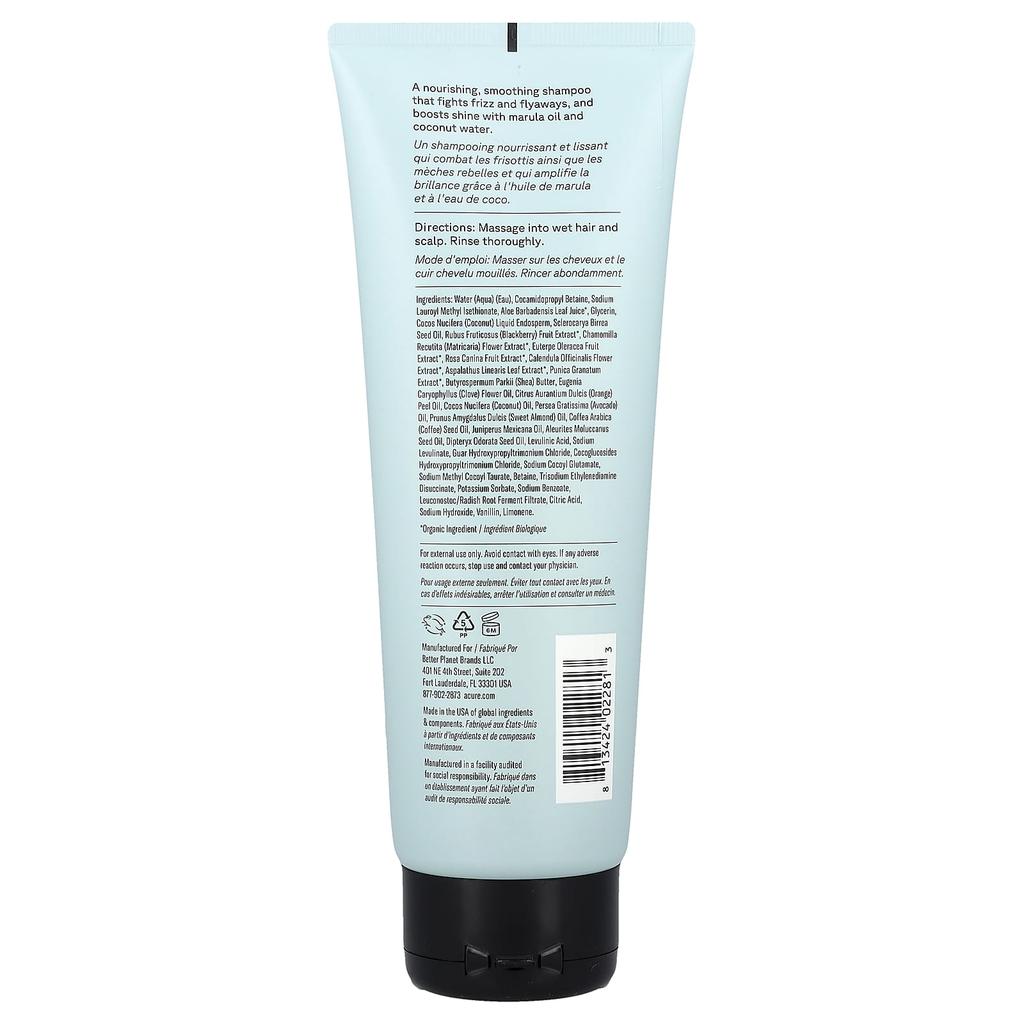 Simply Smoothing Shampoo, Coconut & Marula Oil, 236.5 Ml (8 Fl Oz)