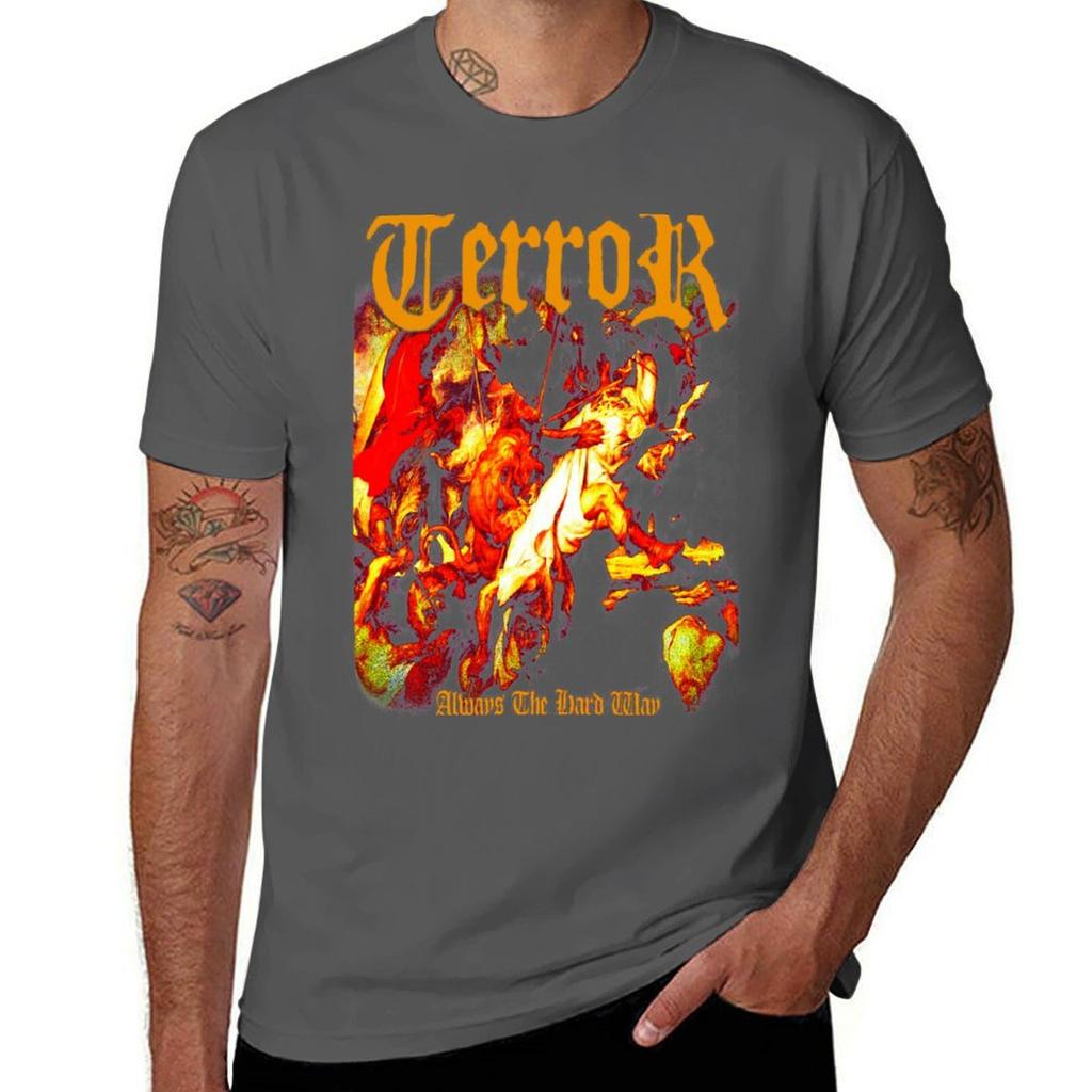 Terror Band T-Shirt Industrielles Arbeits T-Shirt