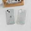 Transparent glitter case for Apple 16/15promax mobile phone case iPhone13 creative 12/11