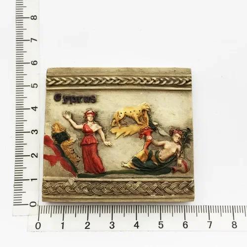 Μαγνήτες ψυγείου Κύπρου, Τουριστικά σουβενίρ, Μεσογειακό μαγνητικό αυτοκόλλητο ψυγείου, Διακόσμηση σπιτιού, Imanes Para El Refrigerador