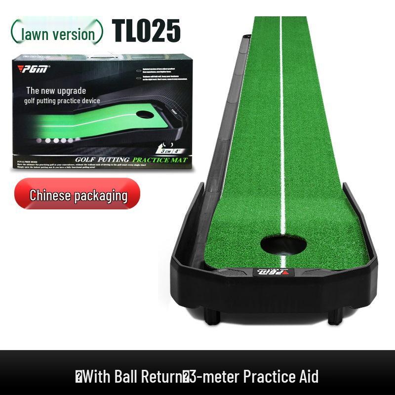 PGM Indoor Golf Putter Practice Mat with Adjustable Slope