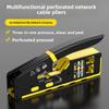 Pass Through Straight RJ45 Crimping Tool All-in-One Network Tools Pliers  for Networking Telephone