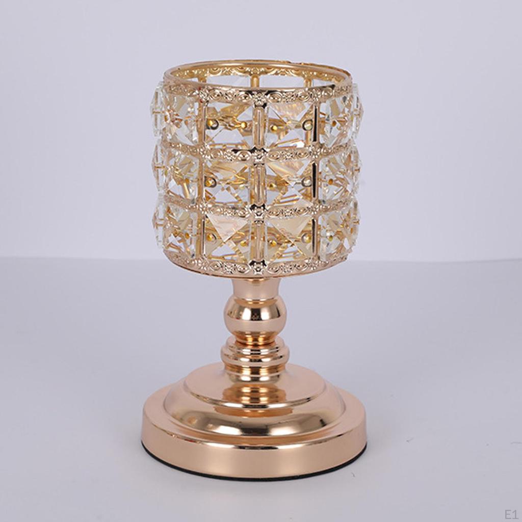 Crystal Holder ,Modern Stand, Wedding Tealight for Party Holiday Desktop Decoration