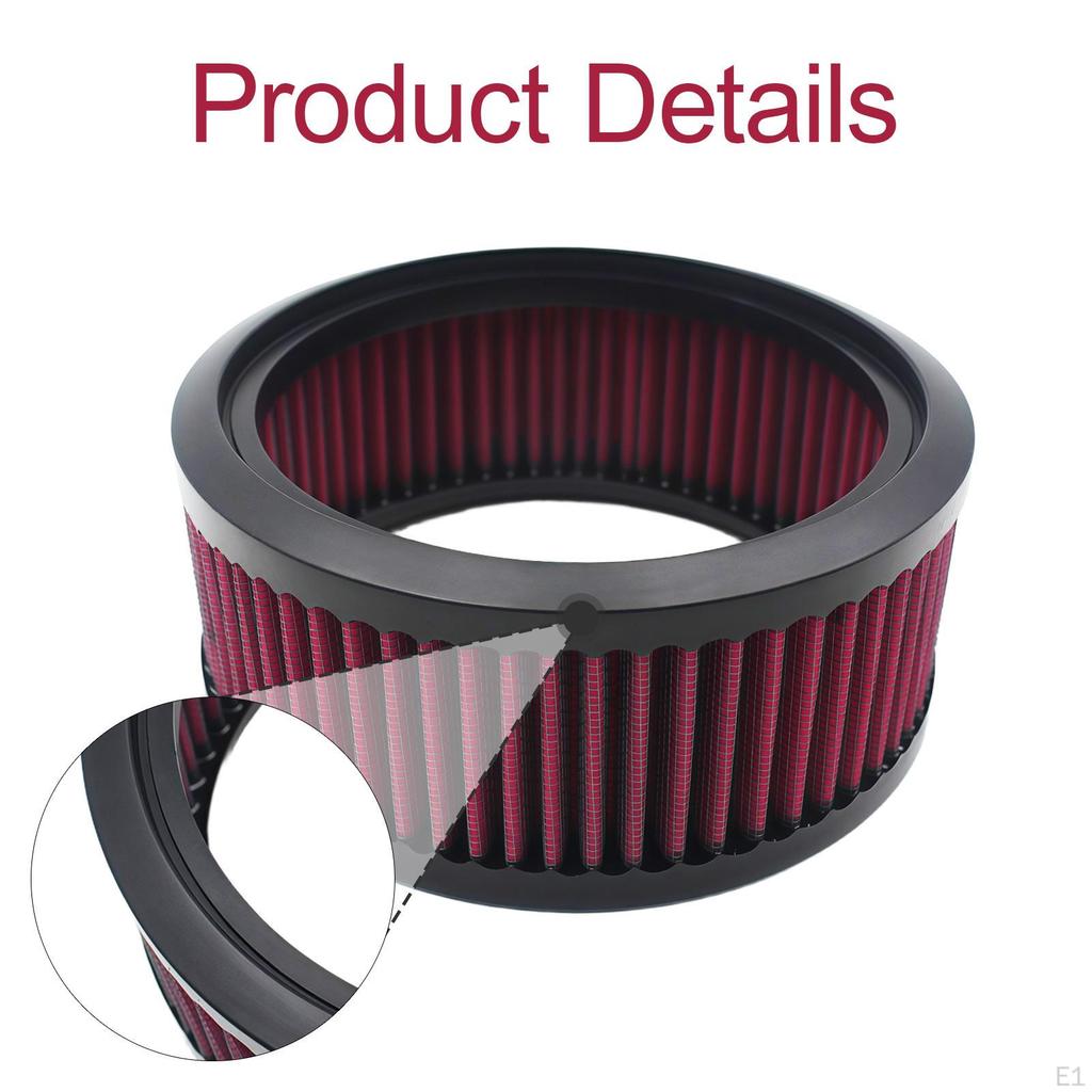 Motorcycle Air Filter Sturdy Performance Upgrade Cleaner Elements