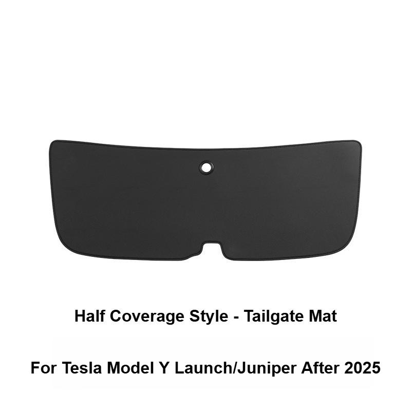 Trunk Tailgate Mat for Tesla Model 3 Highland Model Y Juniper 2025 Tailgate Protective Leather Pad Interior Trim Car Accessories