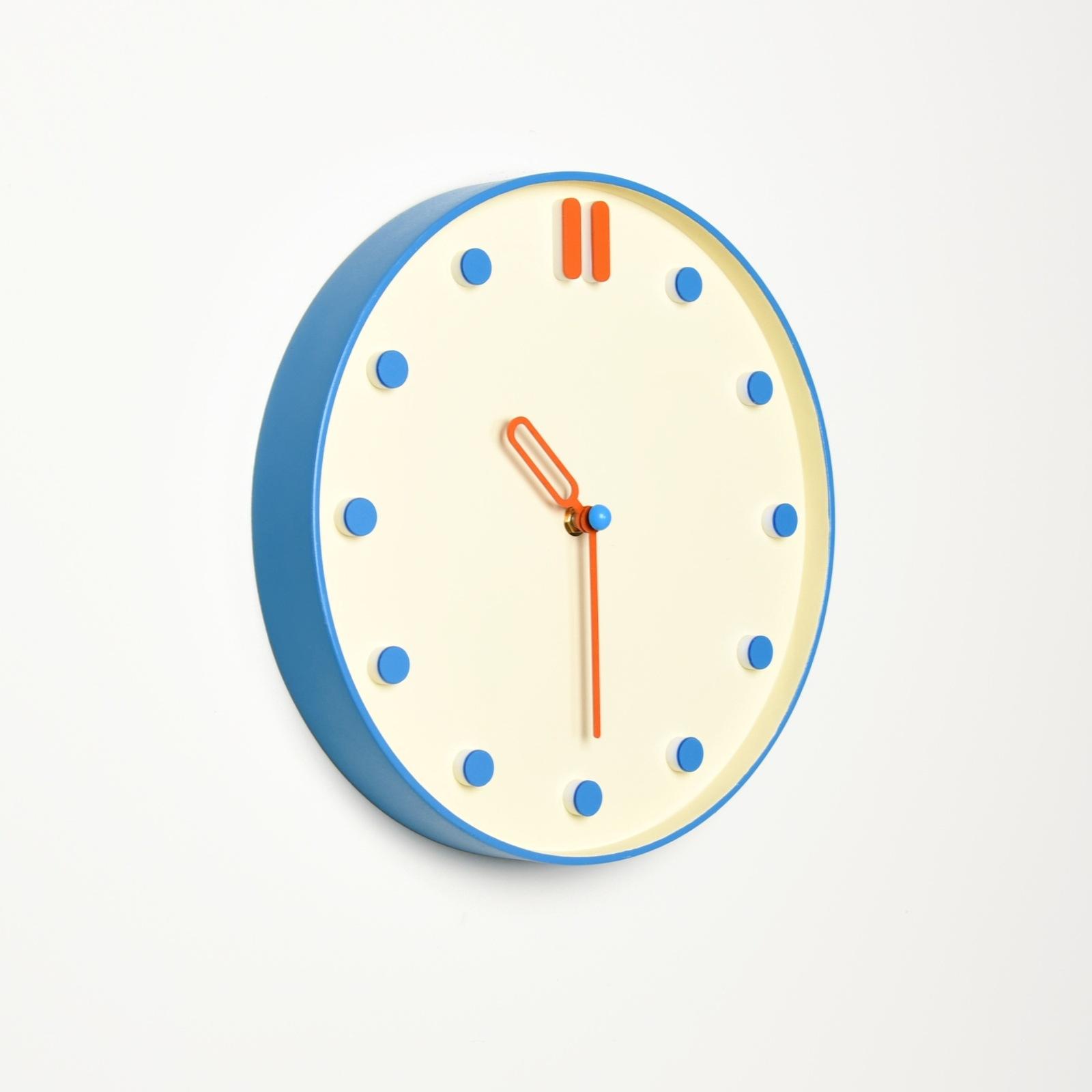 

Nordic Design Simple Fashion Wall Clock Living Room Wall Clock Home Clock Ocean Blue - 30 × 30cm-1