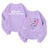 Children's Fashionable Lightweight Long-sleeved Round Neck Pullover With Pockets Printed Pullover
