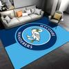 Wycombe Wanderers Logo Teppich geeignet als rutschfeste Matte für das Wohnzimmer oder das Schlafzimmer Sofa