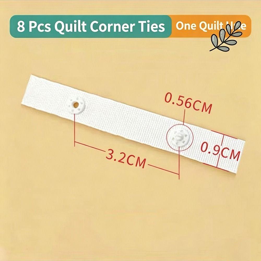 4/8/16PCS Four Corner Fixed Quilt Cover Ties Flat Rope Binding Duvet Cover Straps  Home Use