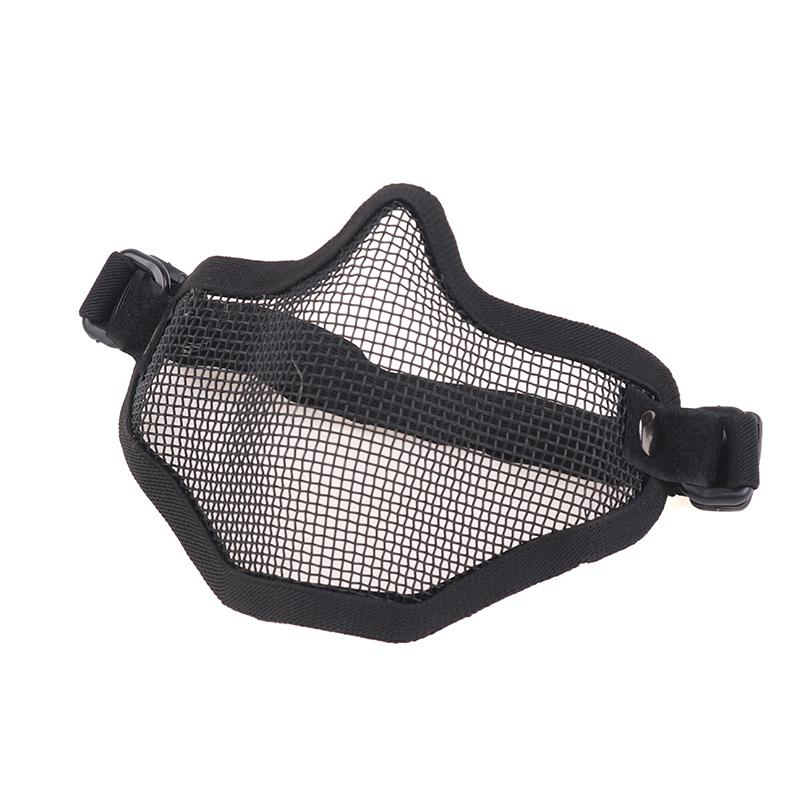 Airsoft Tactical Mask For Outdoor Hunting, Protective Mesh Mask, Bb Gun Shooting Accessories