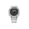 CASIO Men Liquid Crystal,Analog Dual Display Series 44mm Purple Watch GA-2100SKE-7A(Watch3--)