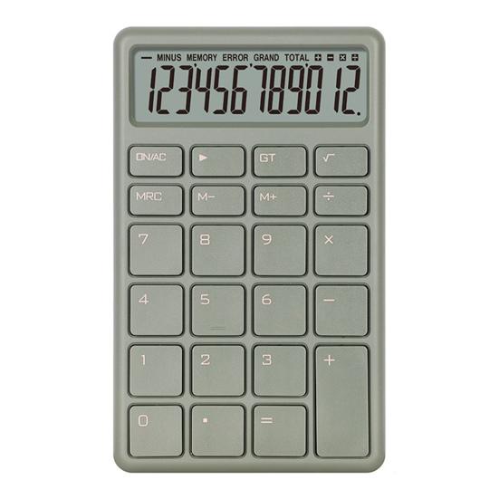 

Студенческий калькулятор Отличная чувствительная кнопка Удобный бизнес-калькулятор 12-значный математический электронный калькулятор Мини-калькулятор зелёный