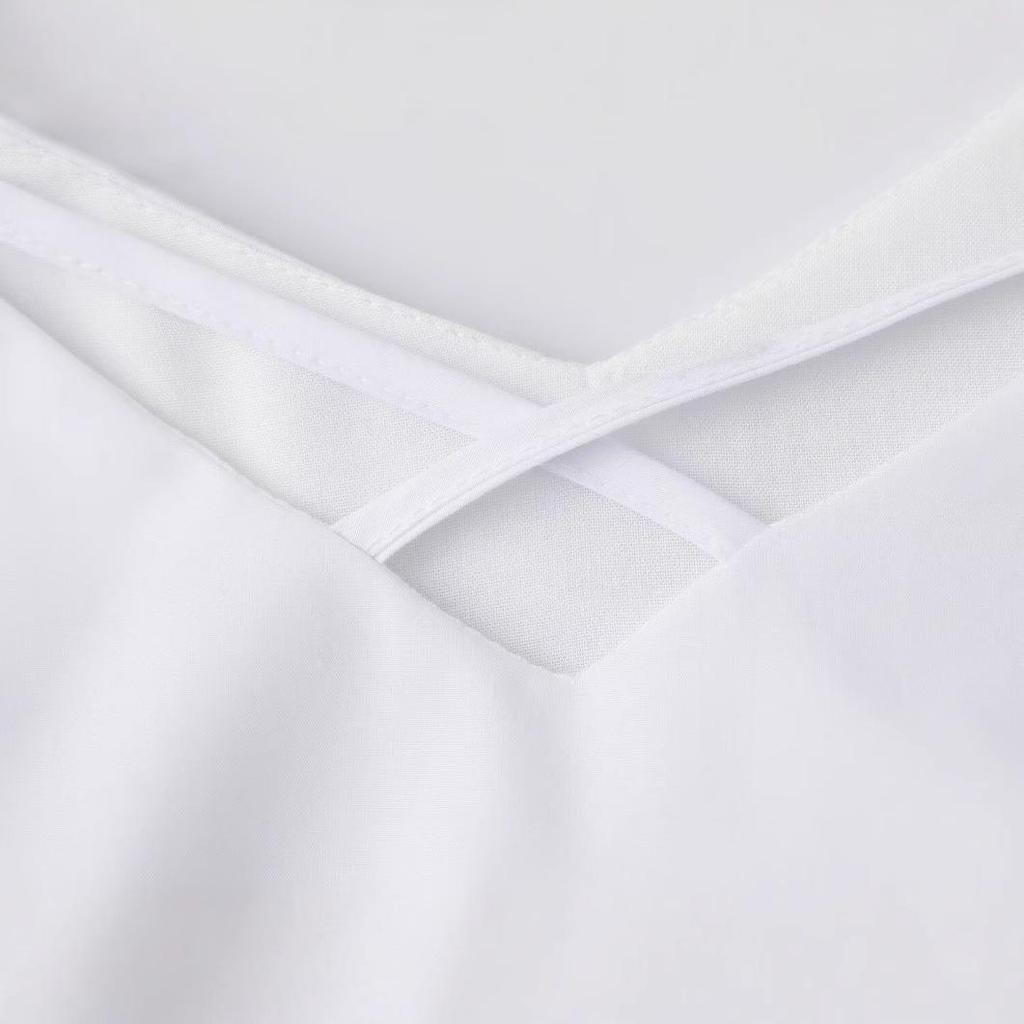 2025 Summer Spaghetti Strap Cotton Embroidered Dress: Fashionable Solid Color Women's Dress