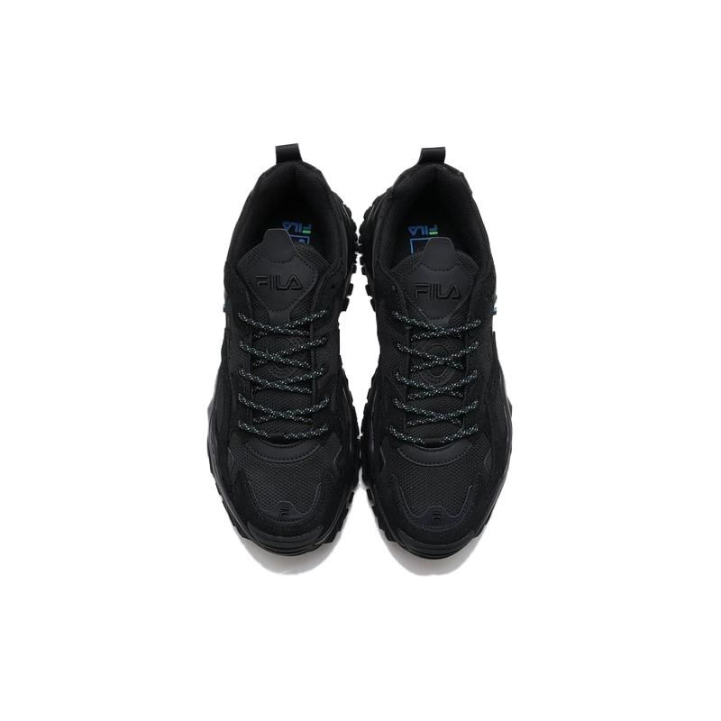Fila Twine Max Mesh Comfortable Versatile Low-Top Lifestyle Sneakers Unisex Sneakers Black 1RM02760G_001