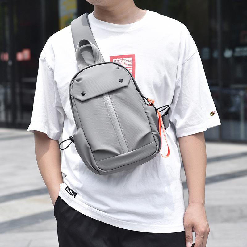 Unisex Chest Bag Simple Storage Bag Lightweight Travel Small Backpack Crossbody Bag Fashion Casual Single Should Bags