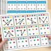 Reusable Training Link Cards Attention Training Color Number Cards  Early Education