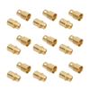 30 Sets Connector Plug 8.0 Gold Plated Brass High Accuracy Firm Connection Set Kit for Battery