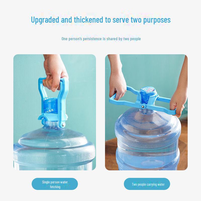 Durable Multifunctional Bucket Water Lifter with Thickened Handle - Labor-Saving Design for Pure or Mineral Water.