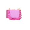 New Acrylic Transparent Box Bag for Women Fashion Shoulder Chain Crossbody Purse Luxury Evening Party Clutch Clear Mini Handbag