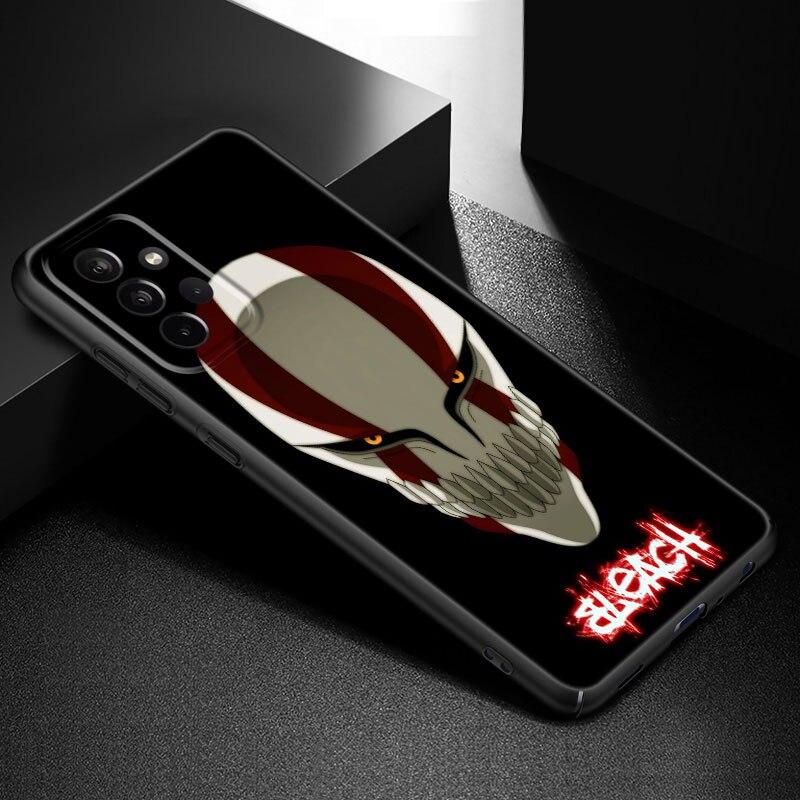 Anime BLEACHS Telefon Fall Für Samsung Galaxy A21 A30 A50 A52 S A13 A22 A32 A33 A53 A73 5G A11 a12 A31 A51 A70 A71 A72 Schwarze Abdeckung