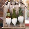 Handmade Charming Knitted Doll Hangings For Holiday Decorations Set Of Styles Three