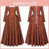 Medieval Queen Gown With Comfortable Linen Blend For Theater And Cosplay