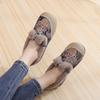 Support Winter New Old Beijing Cloth Shoes Embroidered Mother Shoes with Fleece and Thickened Flat Shoes