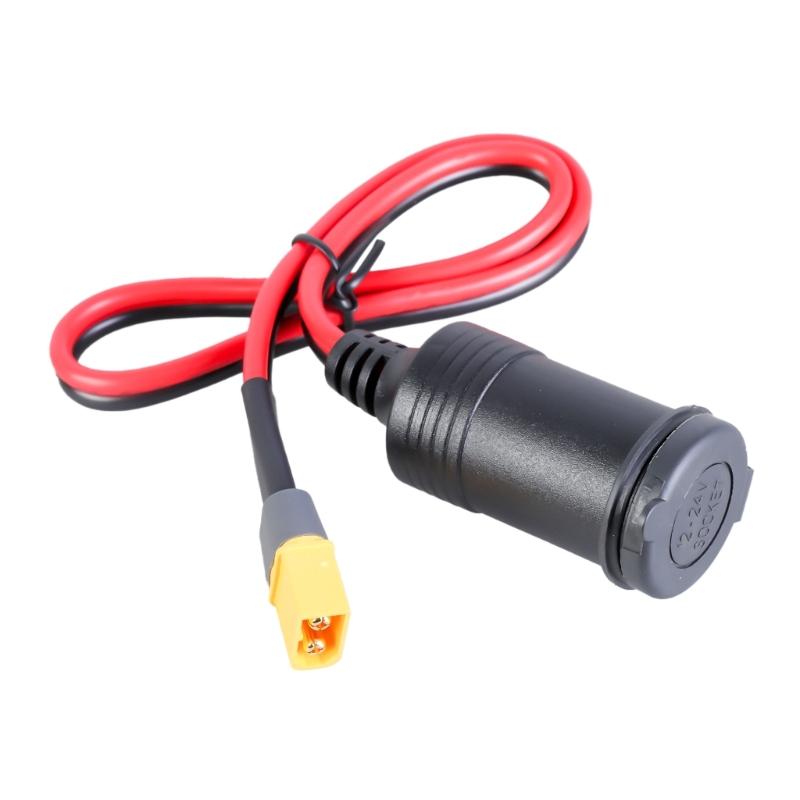 

14AWG Extension Cable XT60 Male/Female to Car Charging Adapter for Remote Battery Power Stations Solar Panel
